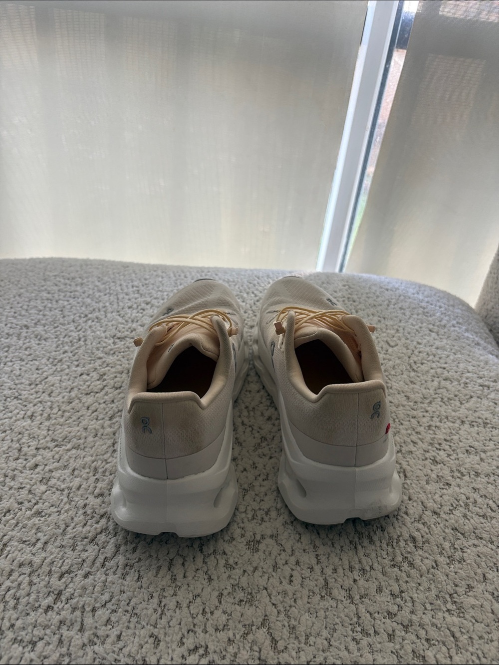 On Running Cloudwomen Neutral Beige & Yellow Running Sneakers - Picture 3 of 6